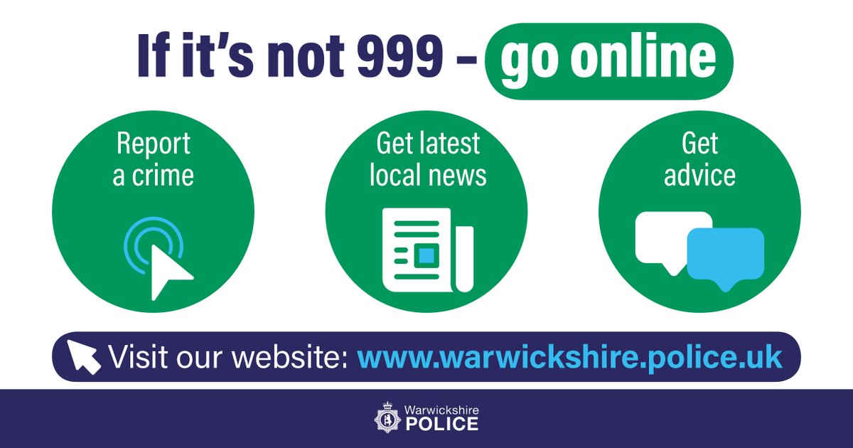Warwickshire Police OCC #StayAlert tweet media