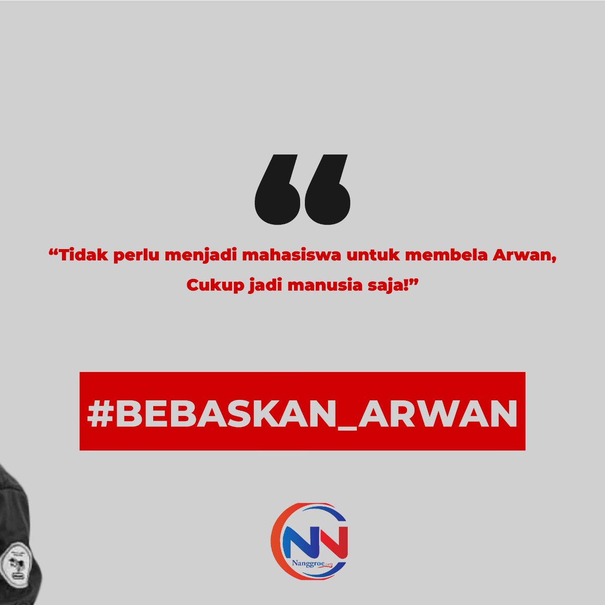 TualangLia's tweet photo. @TRANS7 Salah seorang adik tingkat ku, yang sampai saat ini belum ada ujung penyelesaiannya karena aksi #TolakOmnibusLaw lalu. Saat ini dia sudah ditetapkan sebagain tersangka. Padahal dia tidak bersalah !!!
#bebaskanarwan
#arwantakbersalah
#savearwan https://t.co/fznP1txcEu