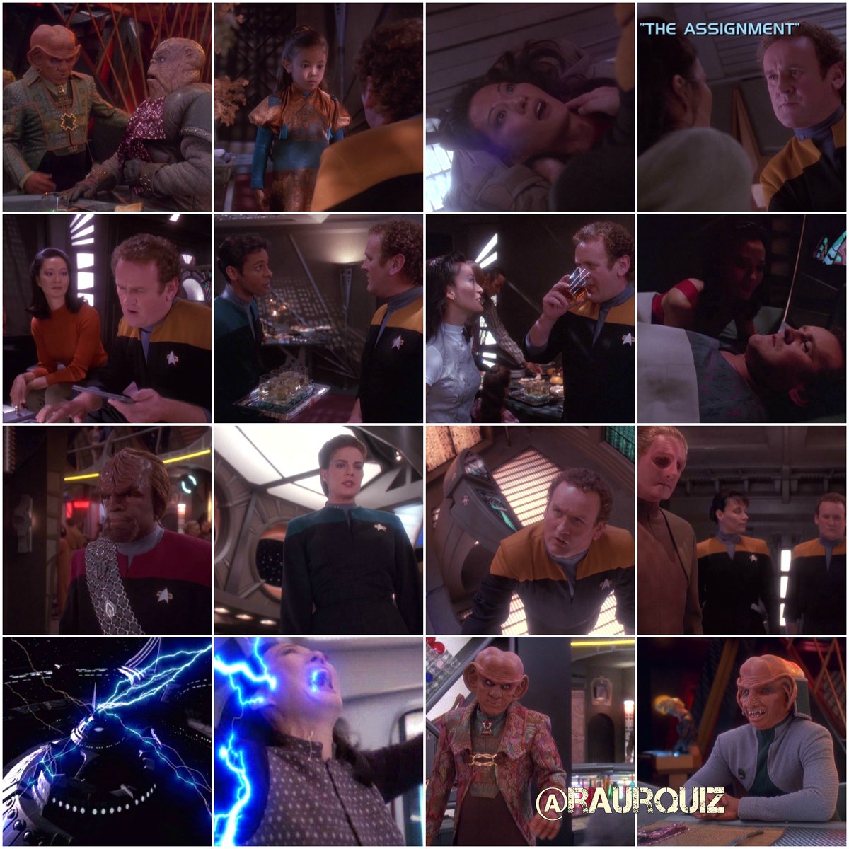 raurquiz's tweet photo. #otd #startrek #deepspacenine #TheAssignment #sisko #dax #kiranerys #odo #worf #bashir #obrian #keikoobrian #mollyobrian #quark #rom #jilar #tekoa #ds925 #startrek54 @TrekMovie @TrekCore @StarTrek @StarTrekNetflix @startrekcbs https://t.co/0jBwN5abSl