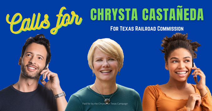 ChrystaForTexas's tweet photo. If you've got an hour to spare, why don't you make some calls to squeeze out a few more votes for #ChrystaForTexas?

When we tell our grandkids the story of the 2020 election, let nobody say we didn't do everything we could to win it for the good guys.

https://t.co/eEVvFqSAvm https://t.co/1okaWl5th8