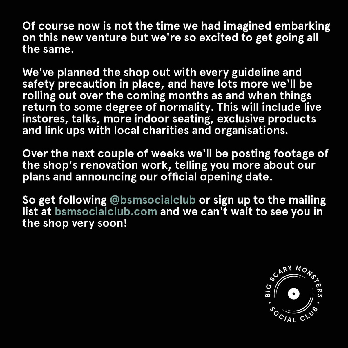 Big Scary Monsters tweet media