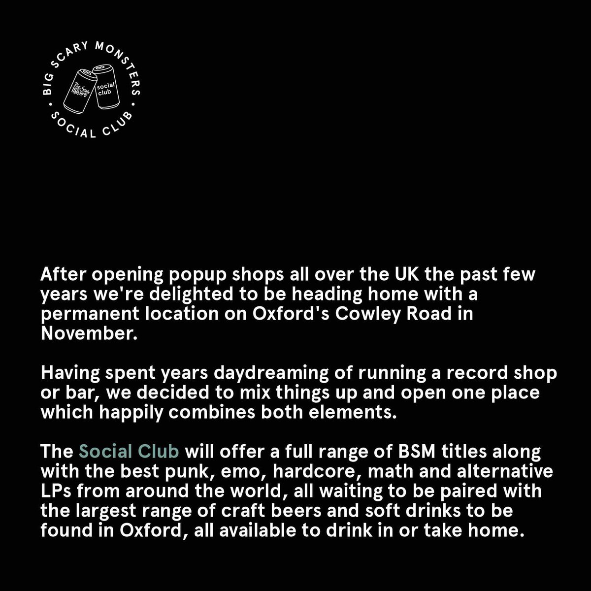 Big Scary Monsters tweet media