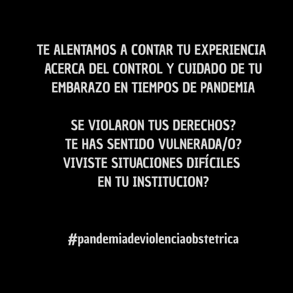 vo_enpandemia's tweet photo. No contarán con la comodidad de nuestro silencio nunca más!

#pandemiadeviolenciaobstetrica https://t.co/pNK2C6j63U