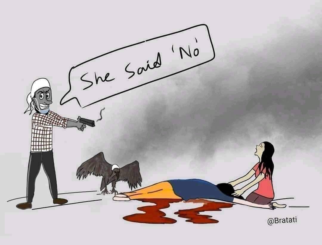 negishalini20's tweet photo. Because She Said “No”

#NikitaMurderCase #NikitaTomar #LoveJihaad #Touseef #KshatriyaLivesMatters https://t.co/FZOsXhZ59H