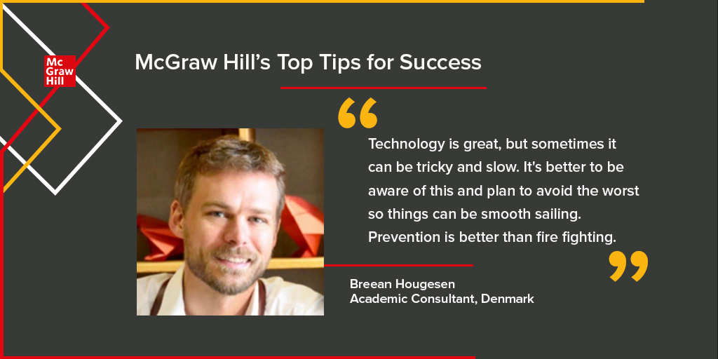 mhe_emea's tweet photo. "Prevention is better than fire". Many of us have adjusted to a digital work environment and our #mhtoptips this week comes from Breean Hougesen, he highlights the need to plan ahead with technology as the unexpected can happen.
#learningmatters #edtech #elearning https://t.co/ca9eUatt9T