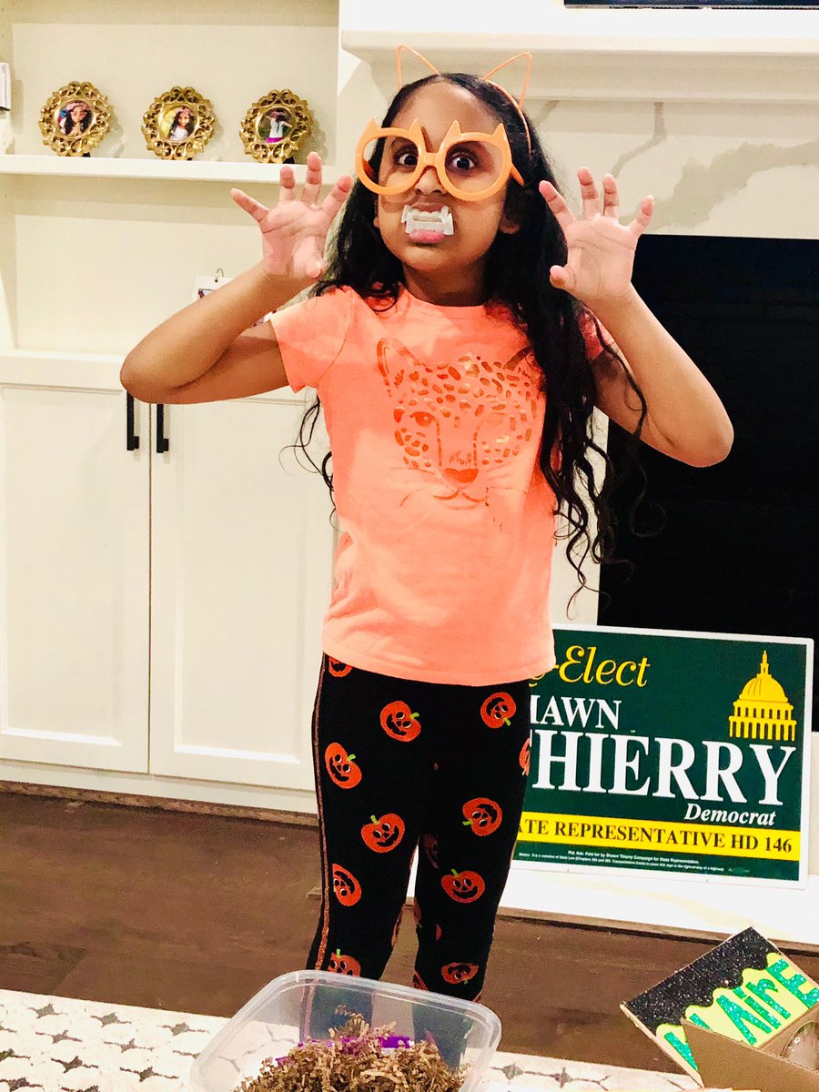 HonShawnThierry's tweet photo. 🚨VOTE CHECK🚨 This little goobly goblin is on the prowl looking for non-voters! Don’t let her catch you slipping! 🎃👻 🎃🦇
#HarrisCountyVotes
#txhousedistrict146 #Rawwwwr #TeamThierry #DontBooVote #txlege #txlegefams #RepThierry https://t.co/LQXmAf5Ca0