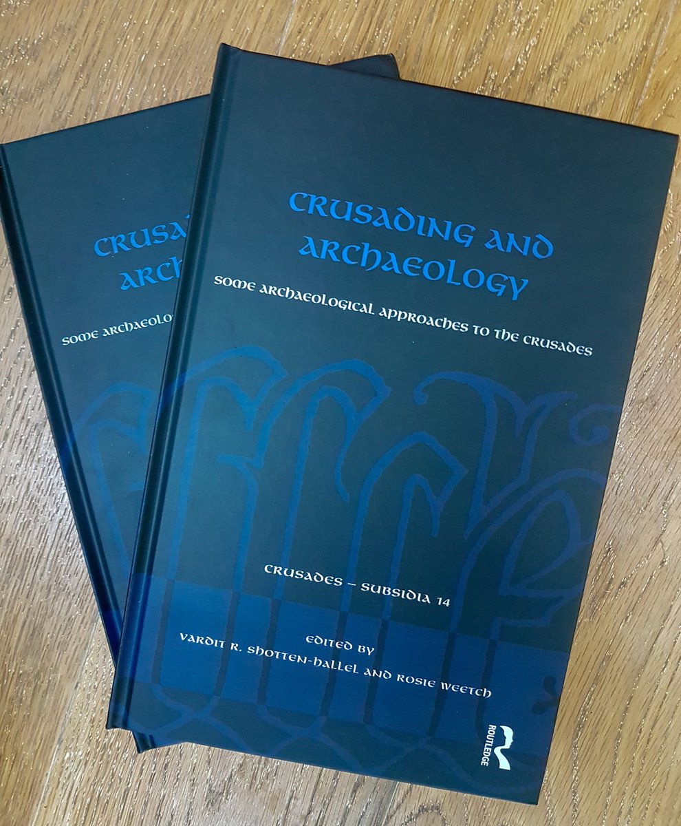 rosieweetch's tweet photo. Some joyful unexpected post today. The 14th Crusades Subsidia volume featuring new work on the #archaeology of the #crusades, including some presented at the 2016 @latineast conference. My co-editor, Vardit, deserves all the credit! And thanks to all our wonderful contributors https://t.co/NsD2VmMU23