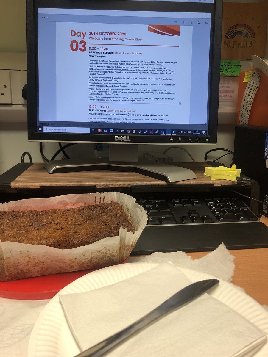 SairSunshine's tweet photo. Finished my antenatal screening clinic back to join the Leicester CNS team for our socially distanced virtual  @ascatconference and cake session just in time for Prof Eugene Oteng-Ntim’s pregnancy in sickle cell session #learning #sharingexpertise #moreconference’n’morecake https://t.co/3cQYPek7yY
