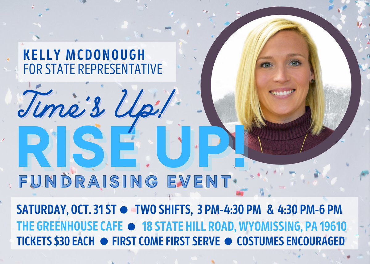 Kelly4Pa's tweet photo. GOTV efforts in the morning followed by a well deserved break in the afternoon! 

Join us as we RISE UP against the status quo and celebrate the culmination of a great campaign season. Light food and beer will be provided. https://t.co/d4IZlCNCPX