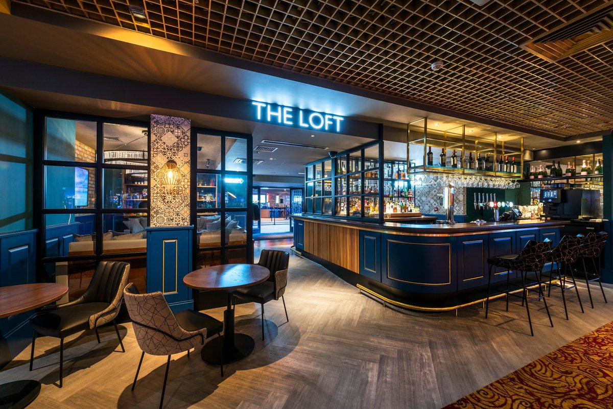 DesignatSource's tweet image. Our recent project The Loft provides a perfect solution to meet current Covid demands
Chic urban bar, outdoor Cinema, Shisha &amp;amp; Gaming terraces, offer shelter and warmth to customers regardless of the Great British weather!
#grosvenorvictoria #interiordesign #casinodesign #terrace