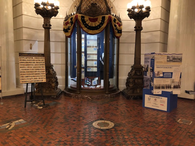 HouseArchives's tweet photo. Only two more weeks to see our 19th amendment exhibit! We have one of a kind pieces featuring House History, and posters featuring all the women of the Pennsylvania House of Representatives including their leaderships positions. #ArchivesMonth #Resourcesweek https://t.co/EWaEkor6Sc