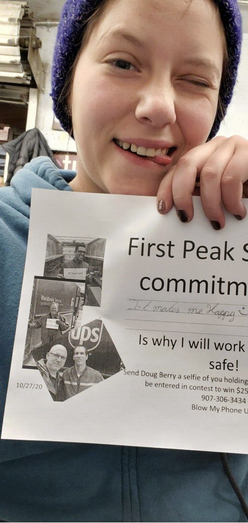 dougmore42's tweet photo. #FirstPeak pics keep coming in! #WorkSafe is the theme. 😁 what is your best #FirstPeak memory? @Joseph_Braham @ExperienceUPS https://t.co/t1EIpCjk8Y