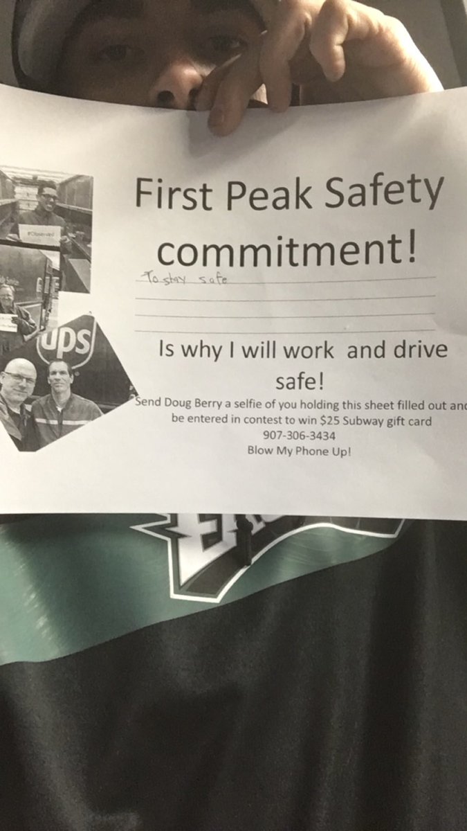 dougmore42's tweet photo. #FirstPeak pics keep coming in! #WorkSafe is the theme. 😁 what is your best #FirstPeak memory? @Joseph_Braham @ExperienceUPS https://t.co/t1EIpCjk8Y