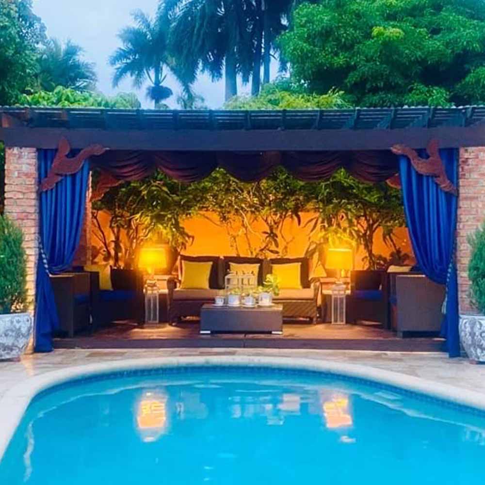 Kannoa pool oasis #kannoa_outdoor <a href="/suarezjosel/">jose leonidas suarez</a> #paradise #poolhouse #retreat #outdoorliving #outdoorfurniture #floridadesigners