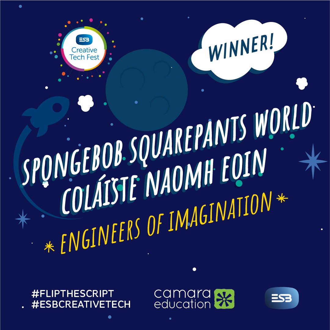 ESBGroup's tweet photo. Congratulations to the team from @Col_Naomh_Eoin who are the winners of the ESB Engineers of Imagination award.
#esbcreativetech #ESBCTF #generationtomorrow #esbbrighterfuture #STEAM https://t.co/YYS6pdBQsG