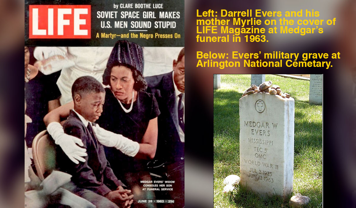 Medgar Evers' young son Darrell recalls the night his father was murdered: "We were ready to greet him, because every time he came home it was special for us. He was traveling a lot at that time. All of a sudden, we heard a shot. We knew what it was."Darrell hid in the bathtub.