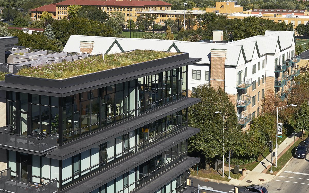 ChrisDillion's tweet photo. “The crowning achievement for living architecture” — #DistrictHouse and @OmniEcosystems have received the 2020 @GRHCna Green Roof and Wall Award of Excellence. We value our longstanding partnership with @OmniEcosystems and its innovation in the built environment. https://t.co/vzVI7pAtzR