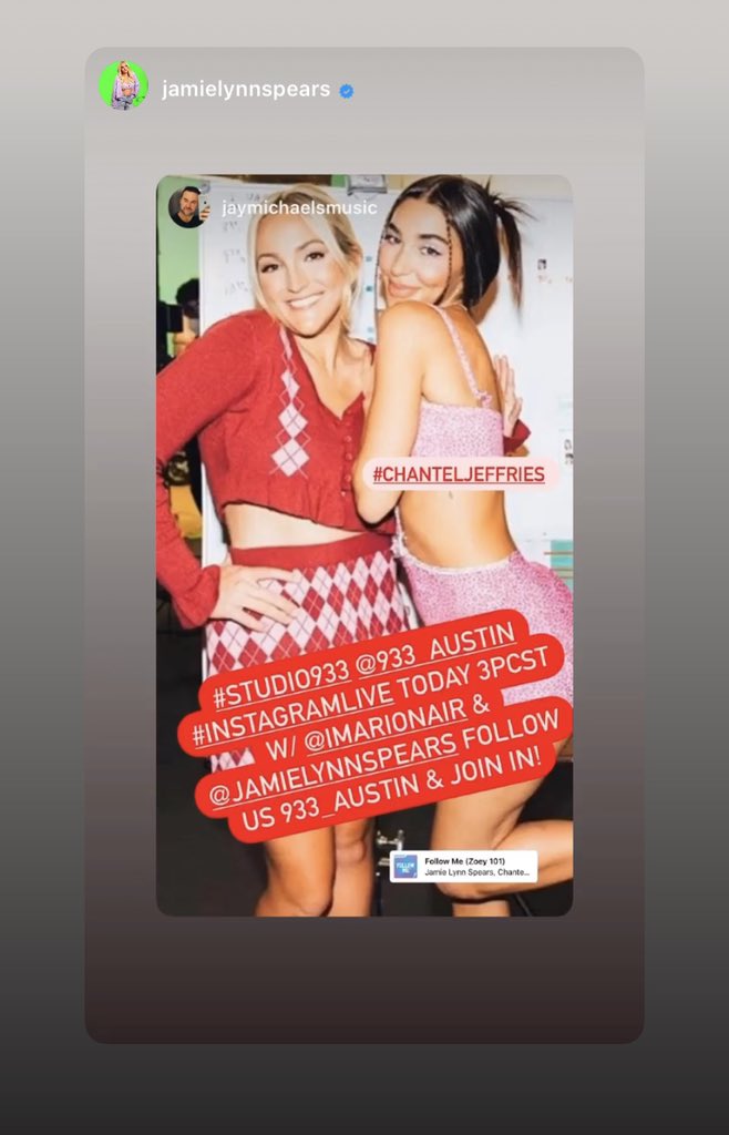 JMofPopCulture's tweet photo. #Studio933 #InstagramLive w/ our girl @jamielynnspears today 3pCST w/ @933austin @imarionair follow our @instagram 933_Austin &amp; get ready for the fun! TODAY &amp; yep freaking as #jamielynnspears reposted my Insta post 😱 💙💃🏼💯🎉 https://t.co/9ZygpIYlpu https://t.co/eeAqHzkAlf