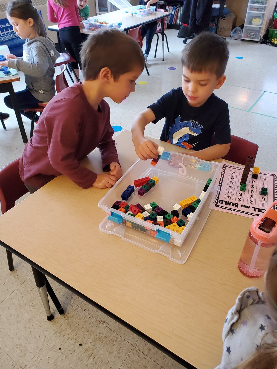 GillBaskwill's tweet photo. #mathworkstations are a high engagement way to practice our skills during math workshop! #counting #patterns #Kindergarten https://t.co/bwkkD9j7zA