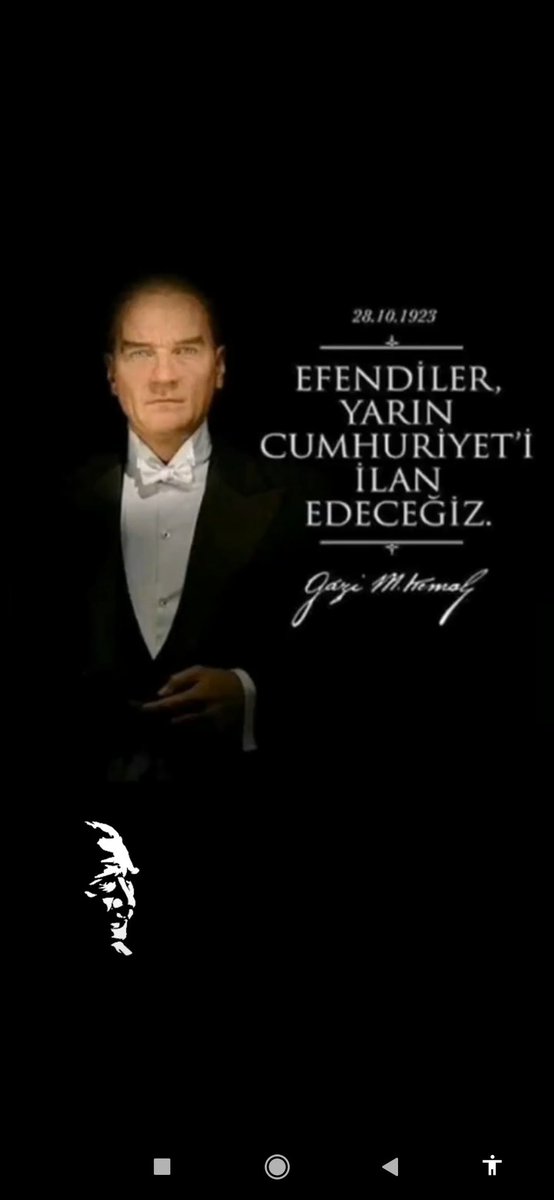 Öncelikle Mevlid Kandiliniz Mübarek Olsun ❣️ Ardindan 29 EKİM Cumhuriyet Bayramınız Kutlu Olsun..
#atatürk #CumhuriyetGeleneğimiz #29EkimCumhiyetBayramımız