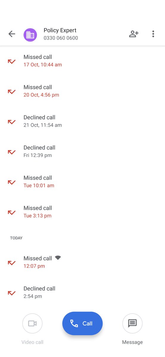 KT_150's tweet photo. @PolicyExpert this seems excessive. If you're so desperate to speak to me, perhaps consider calling outside of standard working hours? https://t.co/WQu85N32RT