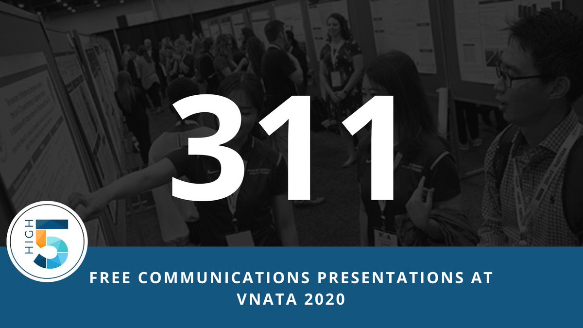 NATAFoundation's tweet image. In 2020 the Free Communications program had 311 presentations at #VNATA2020. #FreeComm2020 #High5forAT