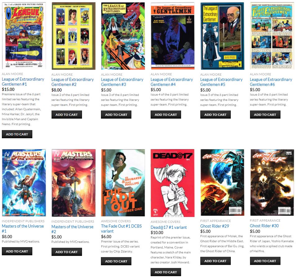 your_comic_box's tweet photo. https://t.co/71ks9Ul3ps has just added twelve awesome comics. #LEOG #MOTU #FadeOut #Deadat17 #GhostRider https://t.co/lgUeUtr0Tx