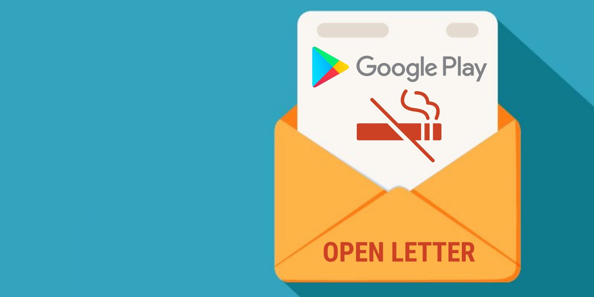 🚭All apps encouraging #smoking should be removed from the #GooglePlay store❗️

👉We've joined 170+ orgs from 63 countries calling on <a href="/Google/">Google</a> to implement this policy immediately &amp; stop #tobacco companies from addicting the next generation.

 📩Letter: bit.ly/37LuccM