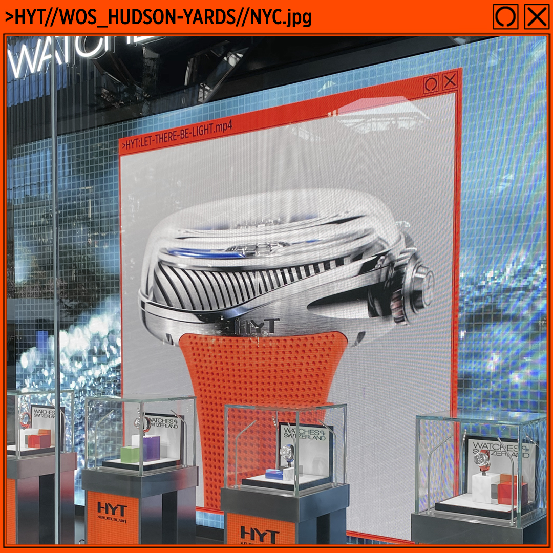 HYTWatches's tweet photo. TAKE TIME TO VISIT US @ WATCHES OF SWITZERLAND - HUDSON YARDS, NYC.
#timeisfluid #itsflowtime #hytwatches https://t.co/Zw5rjMyKV9