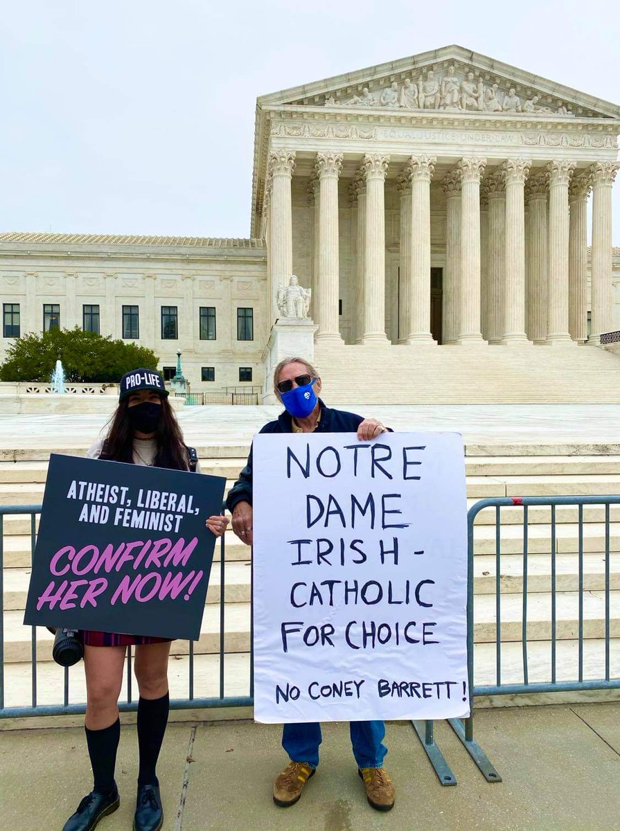 secularprolife's tweet photo. This week at the Supreme Court we ran into our arch nemesis. ...jk jk the convo was actually pretty friendly. https://t.co/PEJIab3Pi9