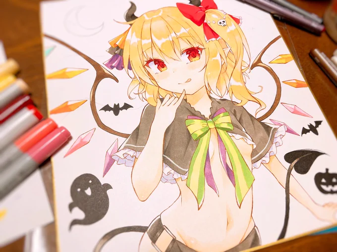 フランちゃん塗れた??
あと背景でおしまいー! 