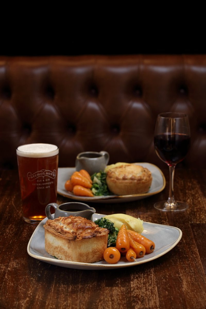 TheOldCs's tweet photo. Two pies and two drinks for £22!  Monday - Friday. Which one of our traditional pies will you try today? #oldcontemtibles #piehouse #gamepie #wildboar #goatscheese #lentil #steakandale #fish #chickenandmushroom https://t.co/ZNcF5Rks3Q