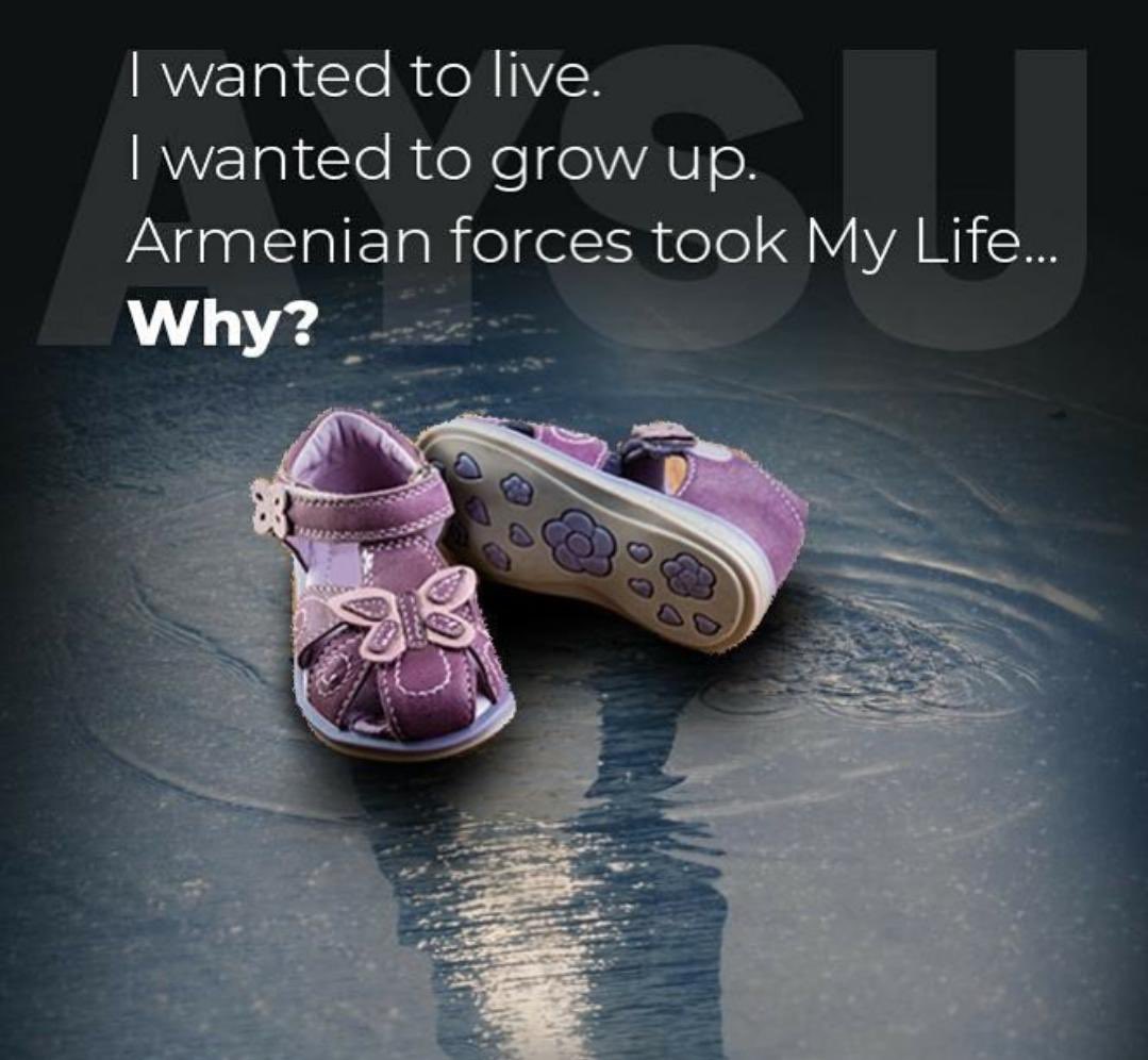 She was just a child... She had dreams..

<a href="/bbcnews/">BBC News (UK)</a> <a href="/bbcturkce/">BBC News Türkçe</a> <a href="/cnn/">CNN</a> <a href="/whitehouse/">The White House</a>
<a href="/nbcnews/">NBC News</a> #PrayForBarda #Bardacity 
#prayforbardacity #StopArmenianOccupation
 #StopArmenianAggression #prayforbarda
#Bardacity #stoparmeniaterrorism
#stoparmeniaaggression
#prayforBarda