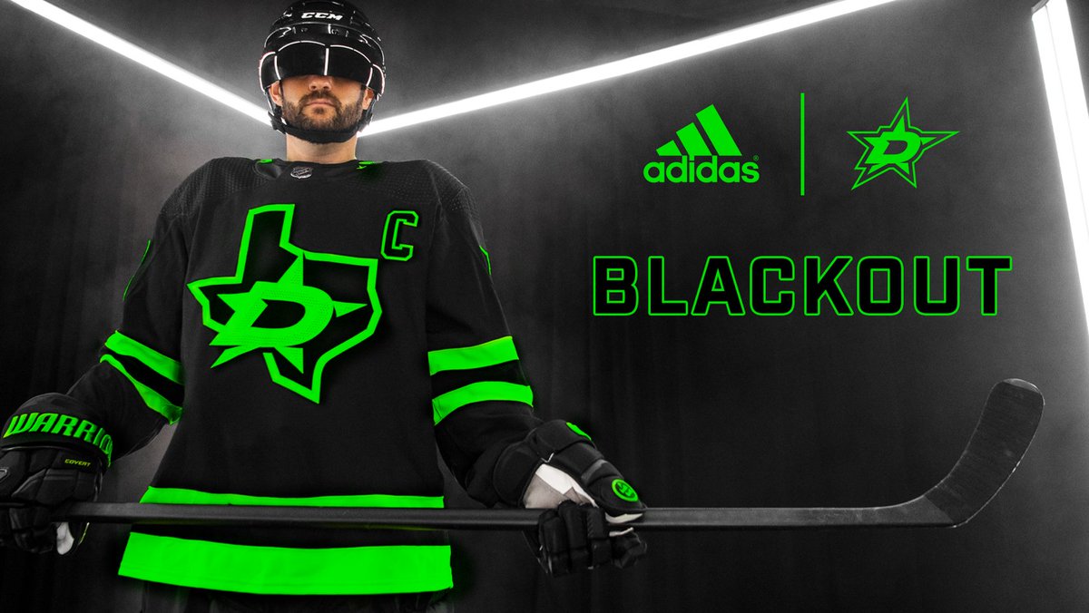 SiriusXMNHL's tweet photo. New @DallasStars alternate sweater to be worn in 12-15 games. What do you think? https://t.co/rL4tk0lij7