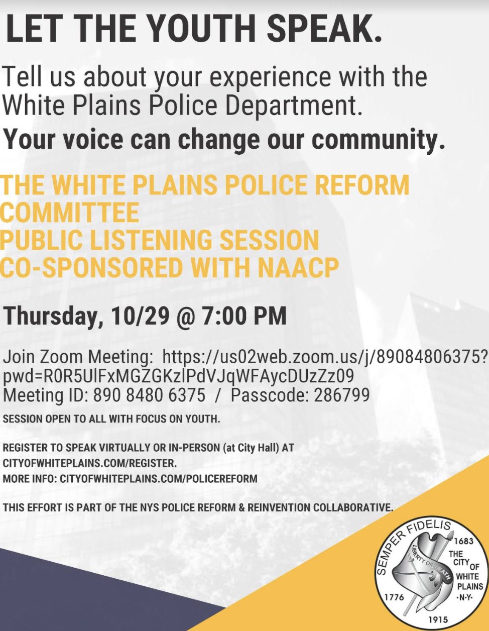 Register - City of White Plains Youth Bureau