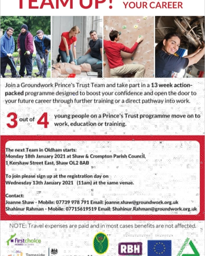 Young People of Oldham and surrounding areas, has the year 2020 made you feel like you are in need of a confidence boost, a need to improve you employability skills, to build on your teamwork ability, look no further and kick off the new year with a fun and exciting program.