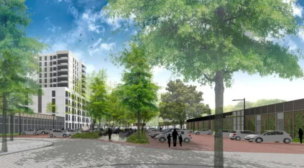 BanBouw's tweet photo. Het winkelcentrum Ardèchelaan en een wooncomplex in de Achtse Barrier in Eindhoven zijn toe aan vernieuwing. Het plan 'Hartje Barrier' omvat de verbetering van het winkelhart, het creëren van extra woongelegenheden en het vergroenen van de omgeving: https://t.co/HxPa03HZUa https://t.co/hJxwmbnkkx
