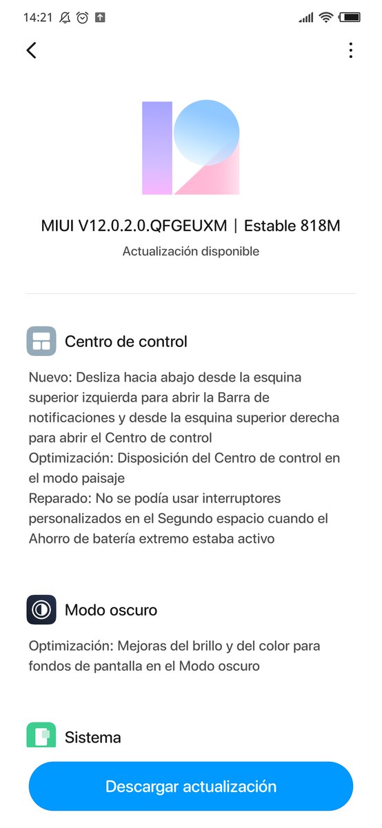 MundoTarotYT's tweet image. Welcome miui 12 a redmi note 7 #MIUI12Update #miui12 #miuiespaña