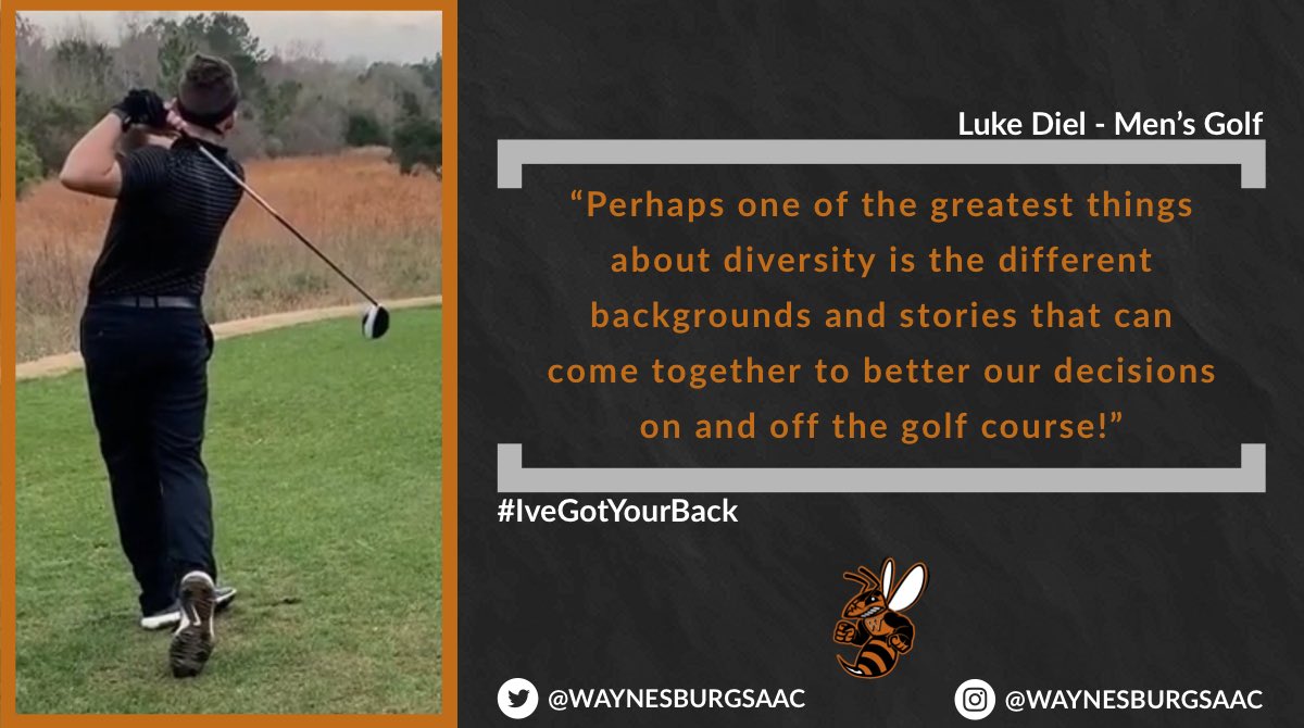 WaynesburgSAAC's tweet photo. #IveGotYourBack | #NCAAInclusion | #JacketUp 🐝😅 https://t.co/IsHBXYCnft