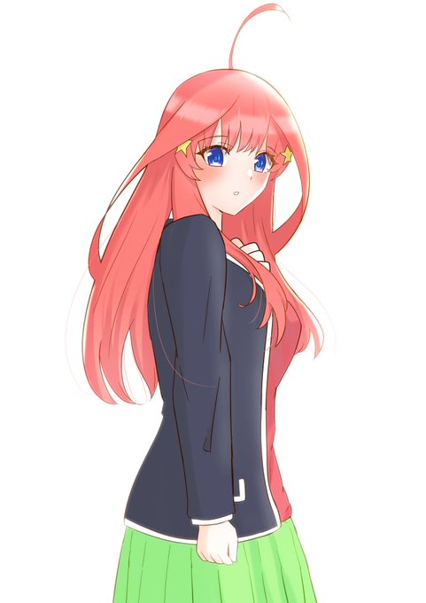 SHOさんがTwitterに投稿した中野五月(五等分の花嫁)のイラスト。