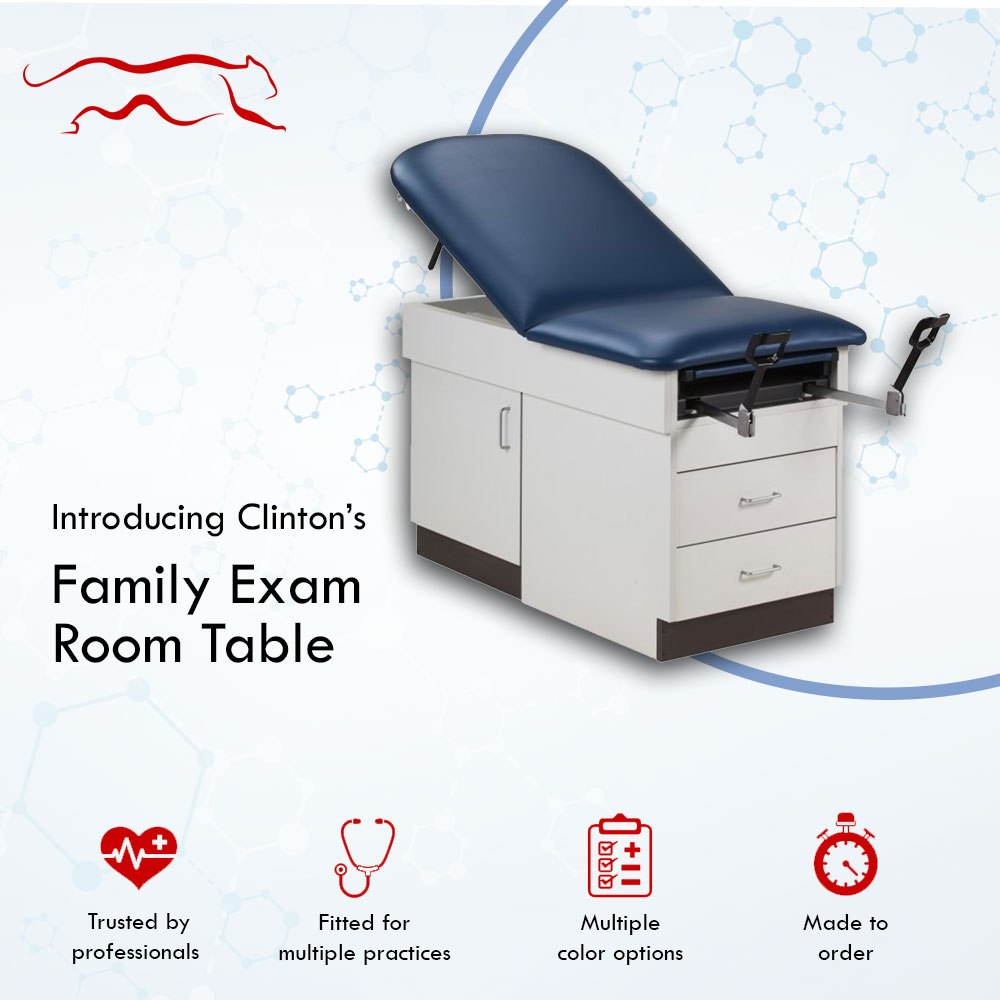 Tiger_Medical's tweet photo. Introducing Clinton Industries' Exam Room Table. Keep your exam room looking stylish while providing patients a comfortable experience.
#tigermedical #clintonindustries #clinton #examtable #medicalsupplies #medicalsupplystore #obygyn #medical #doctor https://t.co/TqvTHCbf1k