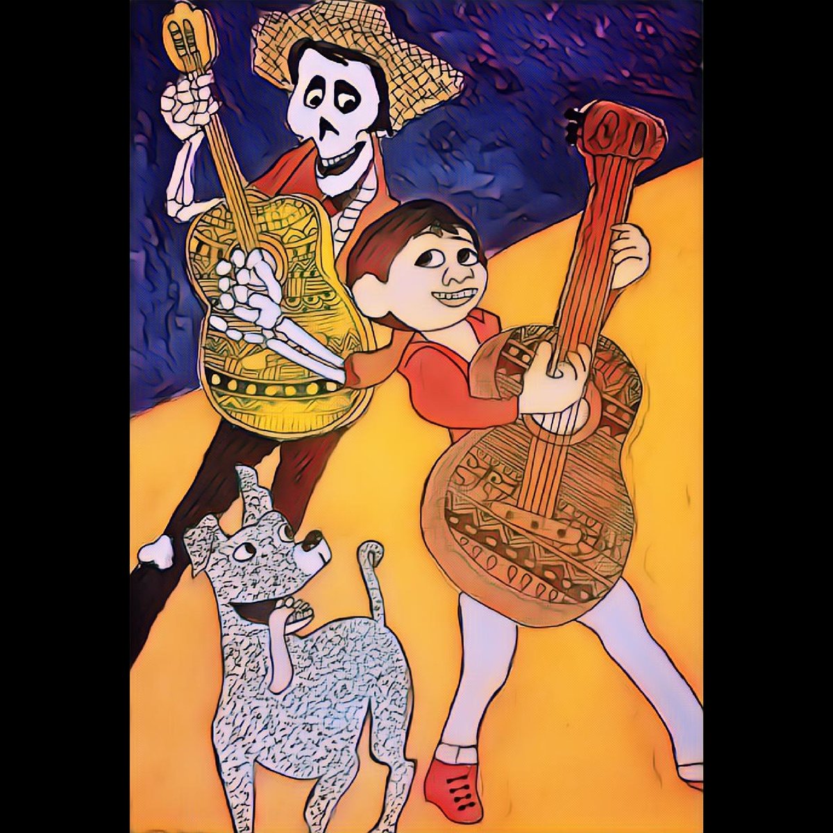 "The most beautiful way to start and end a day with a Grateful Heart".

#cococartoonmovie #coco #movie #cartoon #disney #artontwitter #cartoonist #art