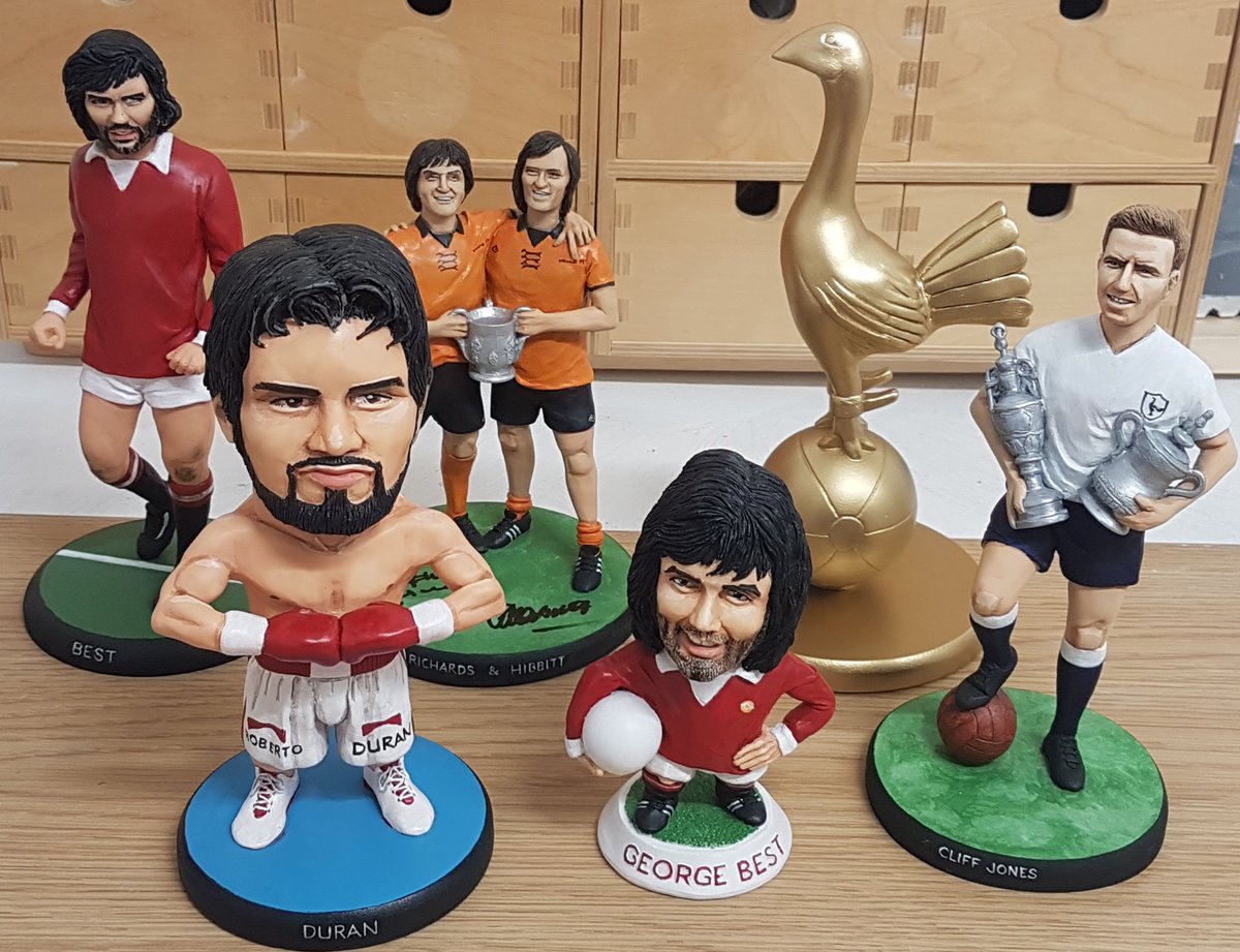 Current hand-made sculptures ready fot posting in the Mizog studio #georgebest #ManUtd #manunited #RobertoDuran #wolverhampton #boxing #tottenhamhotspur #Spurs https://t.co/MnwE9D4CAz