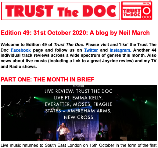 TrustTheDocUK's tweet photo. ... &amp; in Ed 49 #TrustTheDoc: #BoneYard @julieandbennett @KingCasio3 @belgraveroadrec
ft @josieofmusic @TunesDmp #BashayaSoul @popcorn_fiend @StAmelia @Rosey_Roisin @BOOelectric @iwangronow @officialkovak @cestratheportal #LaFrench @MinimumsActual + .......
https://t.co/rS4SOXuEbr https://t.co/GvuwDdfdLE