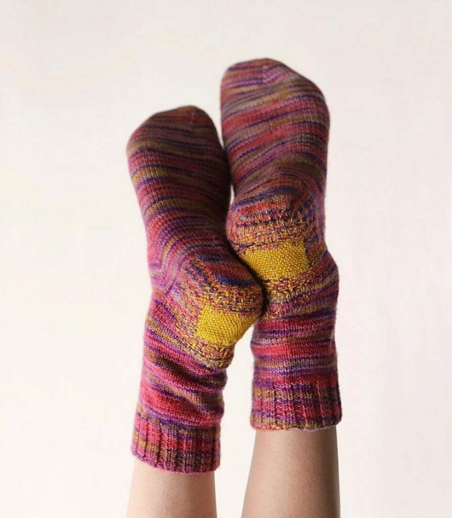 QuadrilleCraft's tweet photo. We are well and truly in sock season 🧦 There is nothing worse than pulling on your favourite cosies and discovering a hole. But fear not as @bookhou’s new book, Visible Mending, will show you how mend any hole to give your cherished clothes the longe… https://t.co/d8b2aPDUip https://t.co/r12xxp81dI