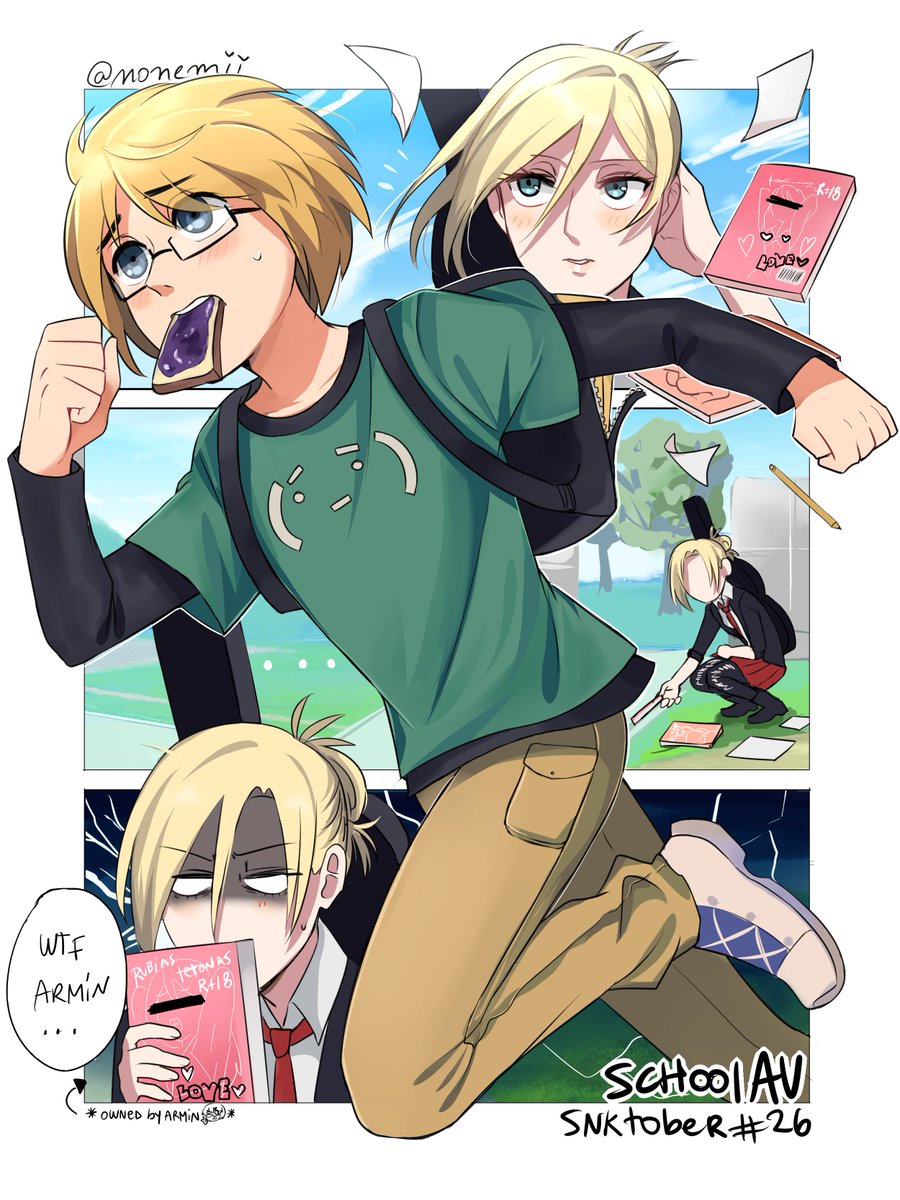 SNKTOBER2020 N26 school AU 