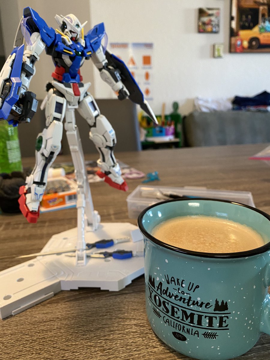AmaurieRaz's tweet photo. The best combination. Coffee and Gunpla
Sorry for all the photos of my Gundam Exia lately but I’m super excited that I started building some gunpla again after almost 20 years
#gunpla #gundam #exia #bandai #mgmodelkit #gundam00 #coffee https://t.co/HlLThcP4Pm