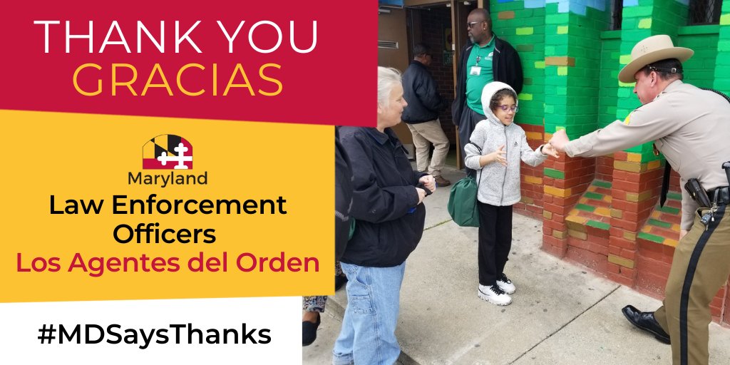 MDMEMA's tweet photo. #TeamMEMA says THANK YOU to our EMS, police, &amp; fire personnel on #FirstRespondersAppreciationDay!

#MDSaysThanks #WeCare https://t.co/Ia0s9KjhuI