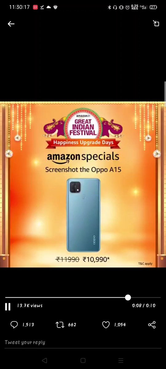 Gans_Gans_Gans's tweet image. I did my best...☑️❤️ #AmazonSpecialsRedmiNote9 #AmazonGreatIndianFestival