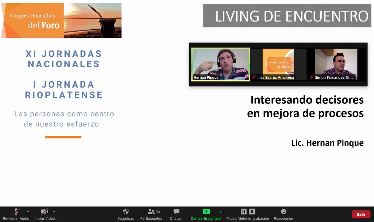 iecsarg's tweet photo. Y en "Living de encuentros", el espacio más descontracturado de las Jornadas, Hernan Pinque sobre cómo interesar a decisores en mejora de procesos.
@ForoCS
#JornadasdelForo #CongresoExtendido2020 #JornadasVirtuales #CalySeg #PtSafety #QI #HealthcareManagement https://t.co/dIGF48XPKY